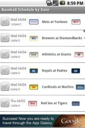 download Baseball Schedule 2012 apk